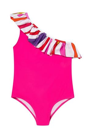 fucsia polyamide swimsuit EMILIO PUCCI KIDS | PWCA19Z055950L